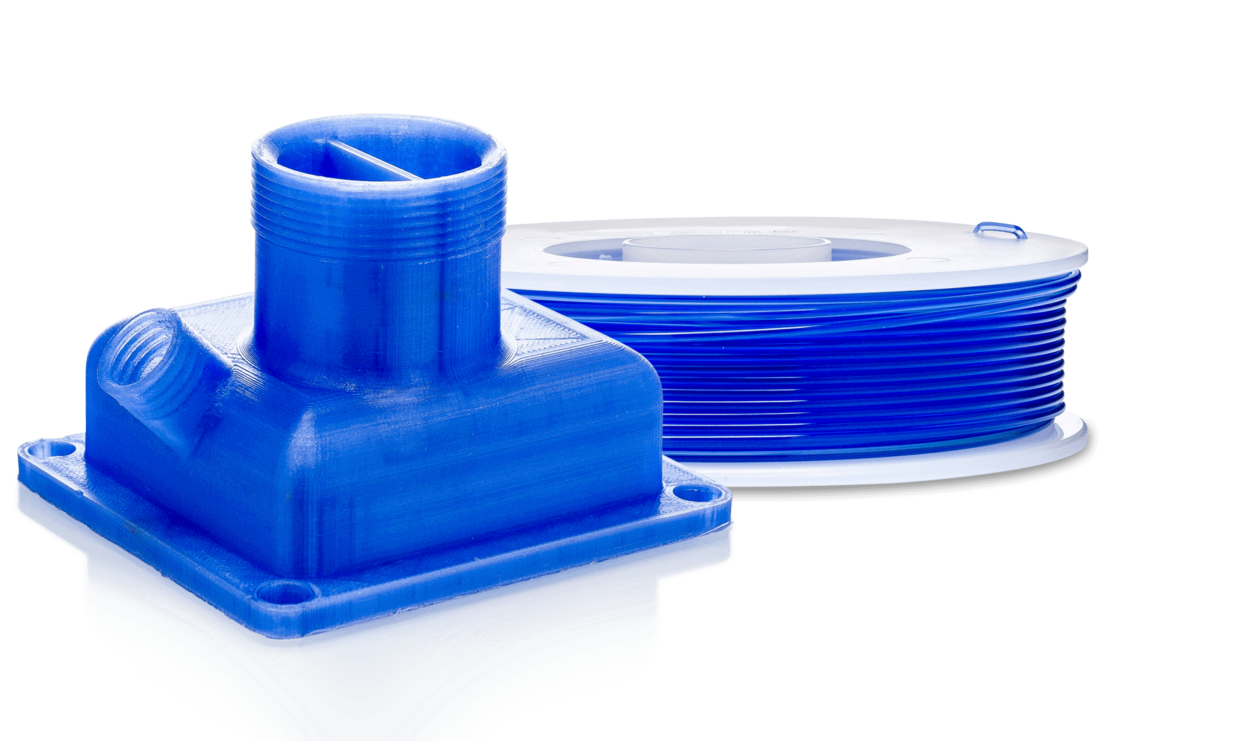 Ultimaker PETG Light Blue filament prints