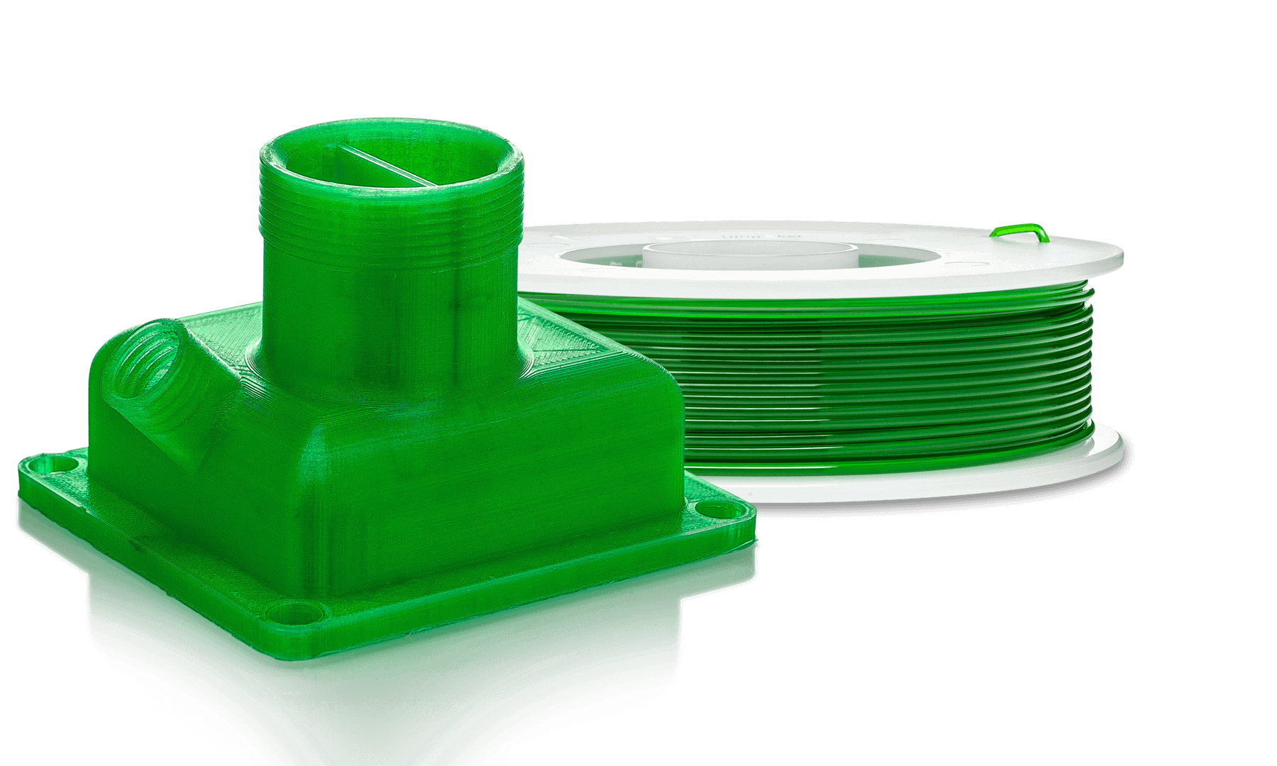 Ultimaker PETG Light Green filament prints