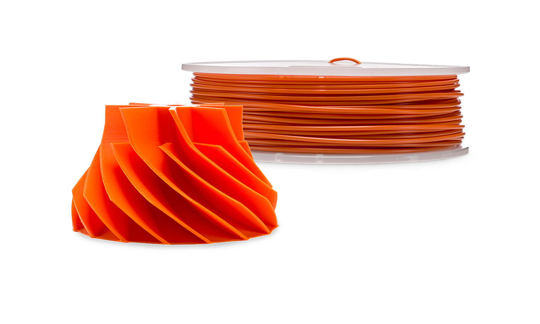 Ultimaker ABS Orange Filament Print
