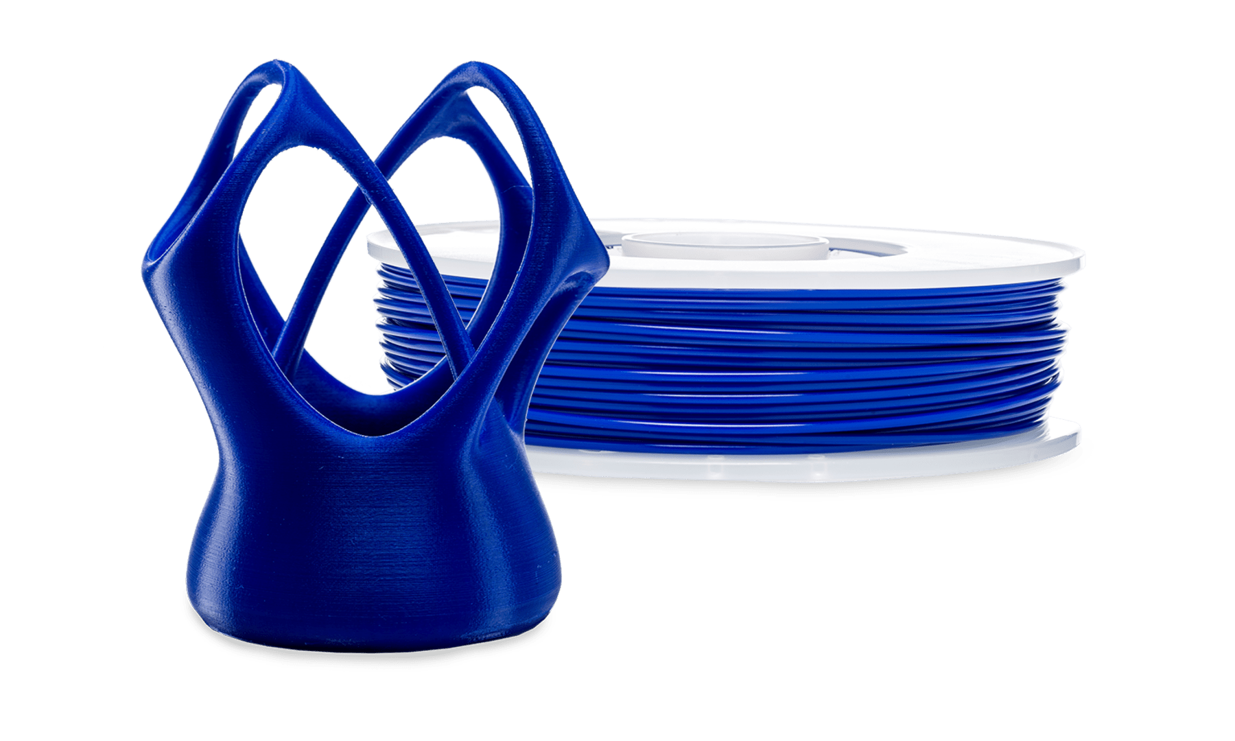 Ultimaker PLA Blue filament print
