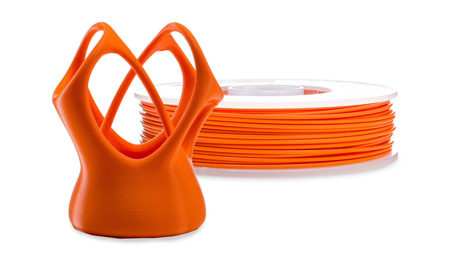 Ultimaker PLA Orange filament print