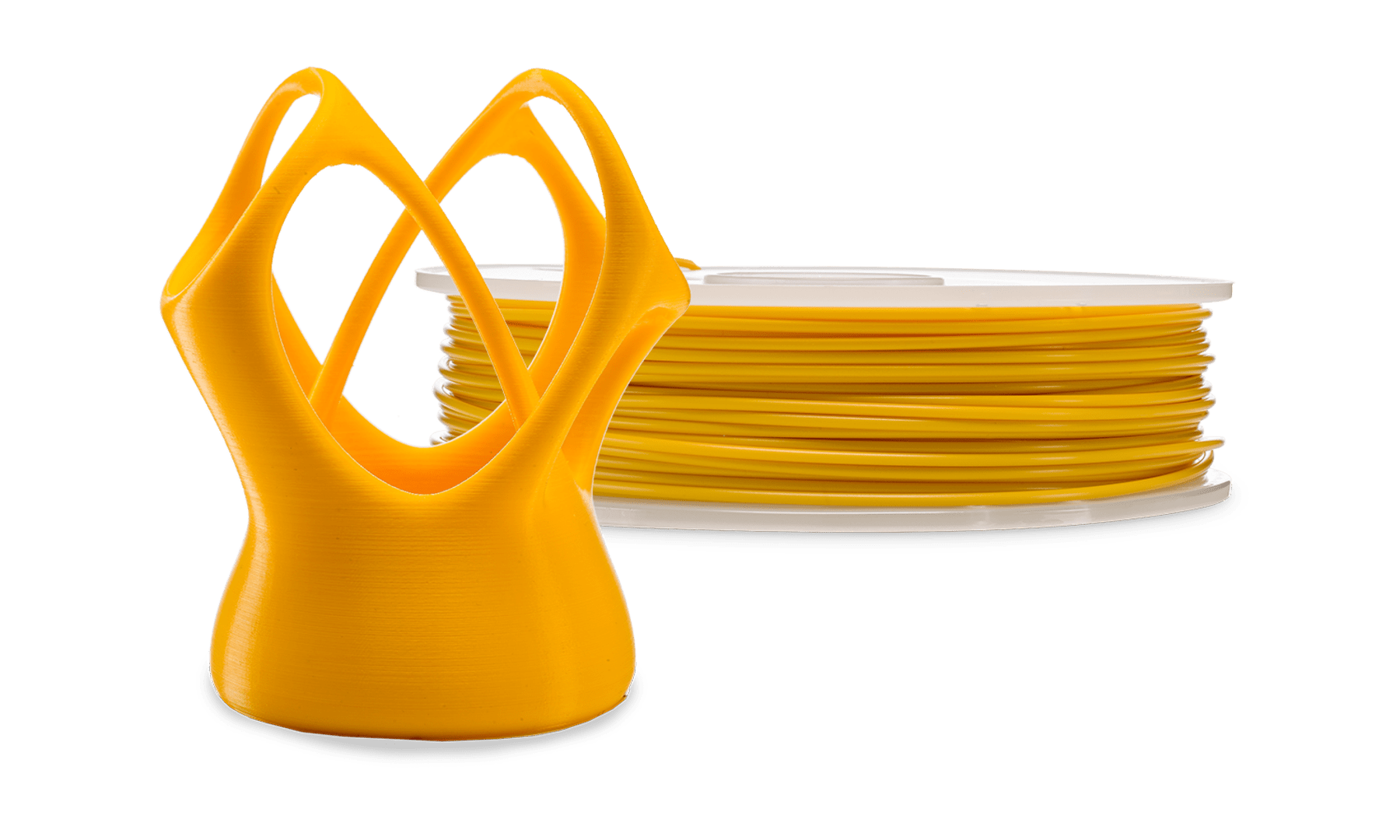 Ultimaker PLA Yellow filament print
