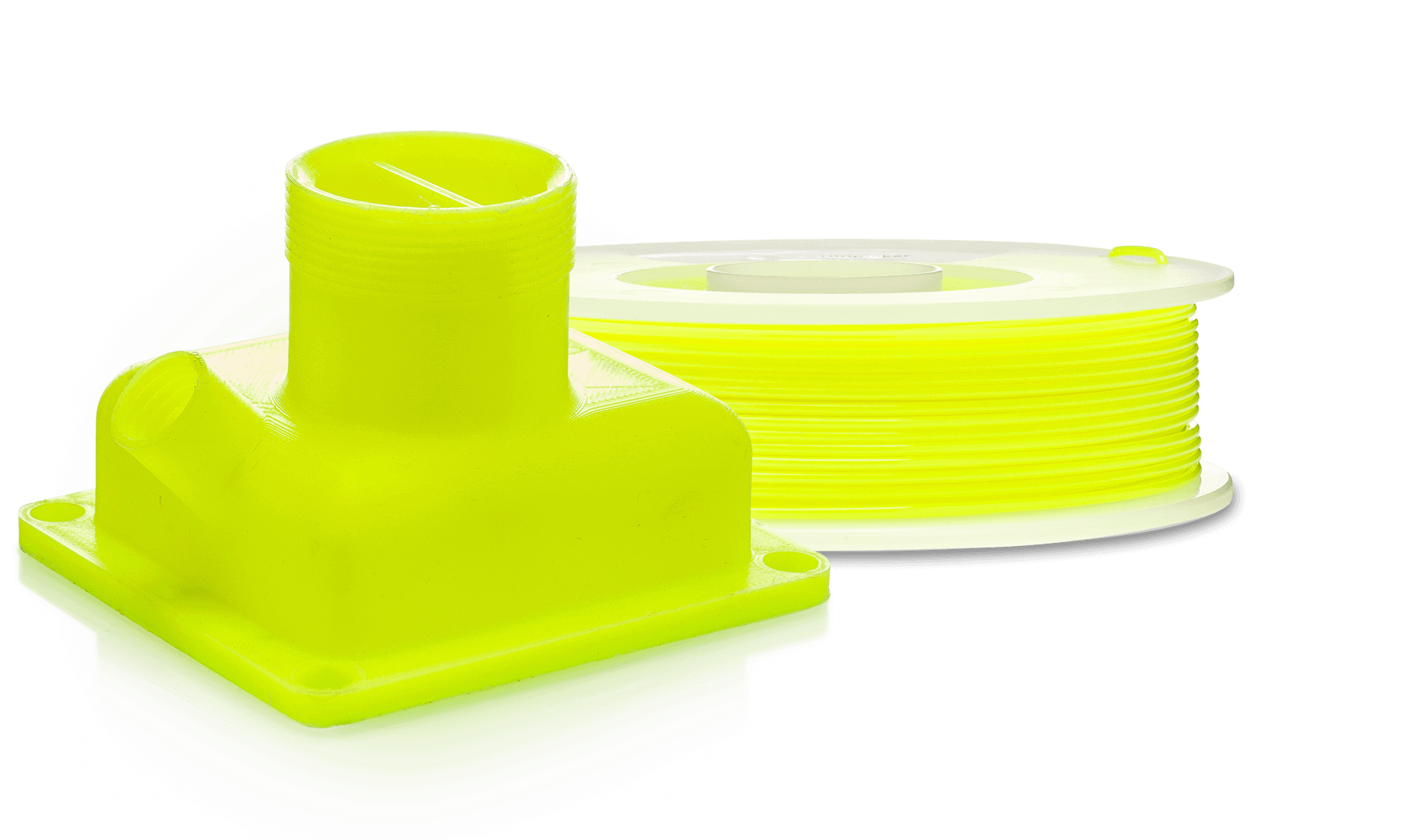 Ultimaker PETG light Yellow filament prints